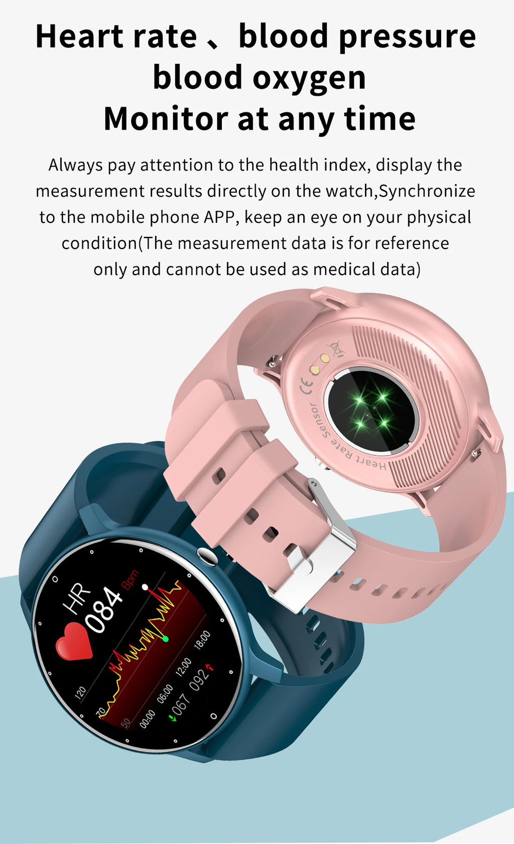 LIGE 2026 Smart Watch Women Men Ladies Gift Sport Fitness Men Watches Heart Rate Monitor Waterproof Smartwatch For Android IOS