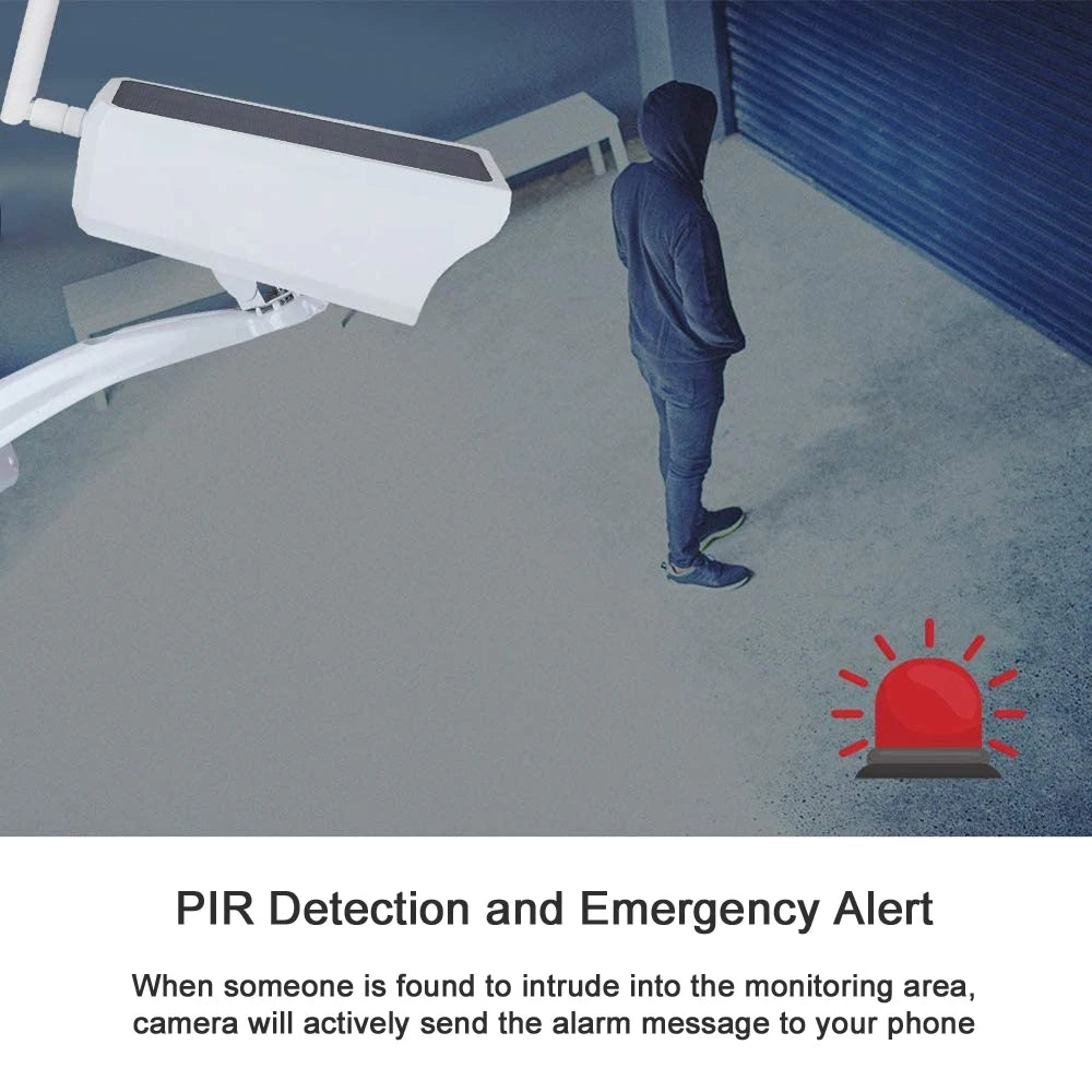 4G Solar IP Camera 1080P Solar Panel Battery Powered Camera Solar Security Camera IP Camera Solar Outdoor PIR Motion Detection