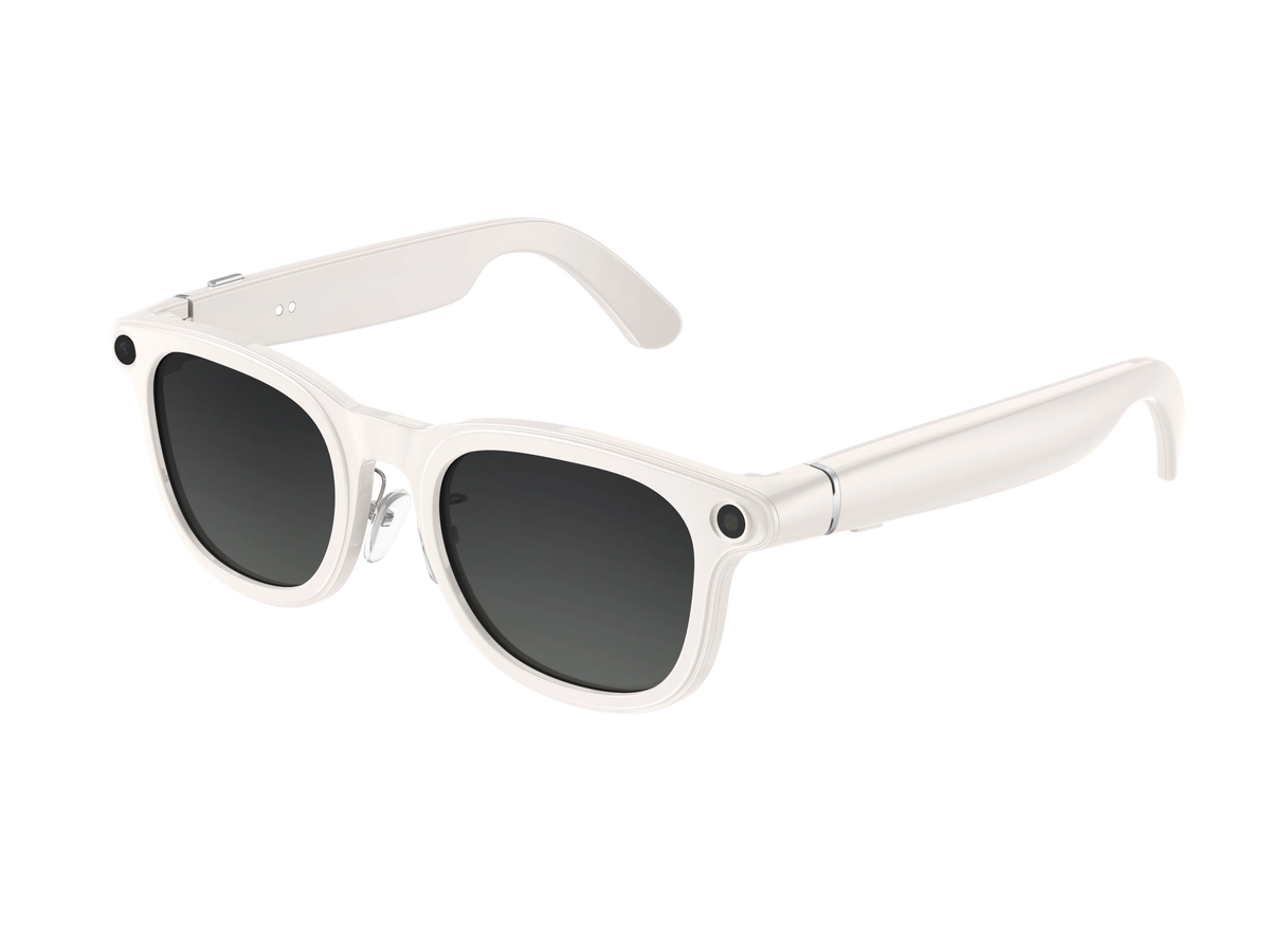 AI Smart Audio image Glasses, 3600mAh Charging Case, Hands-Free Call, Open-Ear Headphones, for Driving, Running, Daily Use