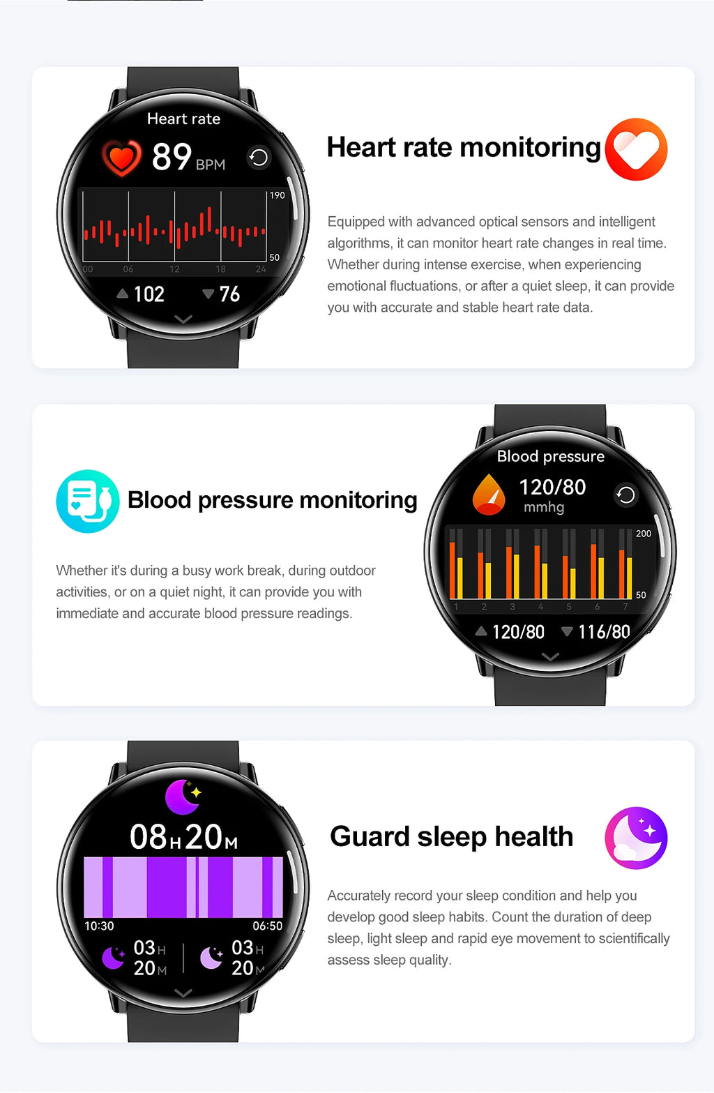 2026New Active 2 Smart Watch Built-in GPS for Women Men IP68 Waterproof Sports Watches Heart Rate Monitor Ultra-Thin Smartwatch
