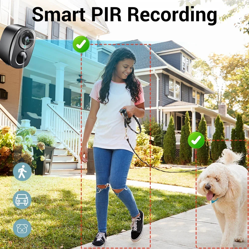 5MP 4G Solar Camera WiFi Wireless IP Security Camera Outdoor Surveillance Night Vision Battery Waterproof Two-Way Audio Tracking
