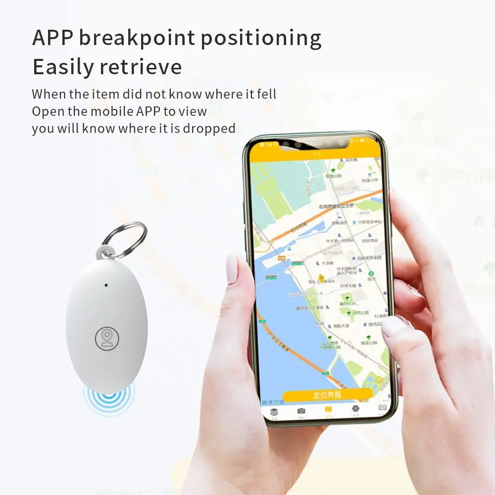 Smart Tag Mini GPS Bluetooth Tracker Anti-Lost Device For Pets Cat Dog Kids Key Bag Wallet Tracking Finder Locator Accessories