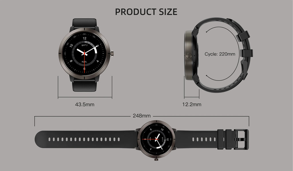 2026 GPS Smart Watch AMOLED 1.32 HD BT Call 5ATM Waterproof 170 Sport Modes 360mAh Large Battery Replaceable Strap Smart Watch