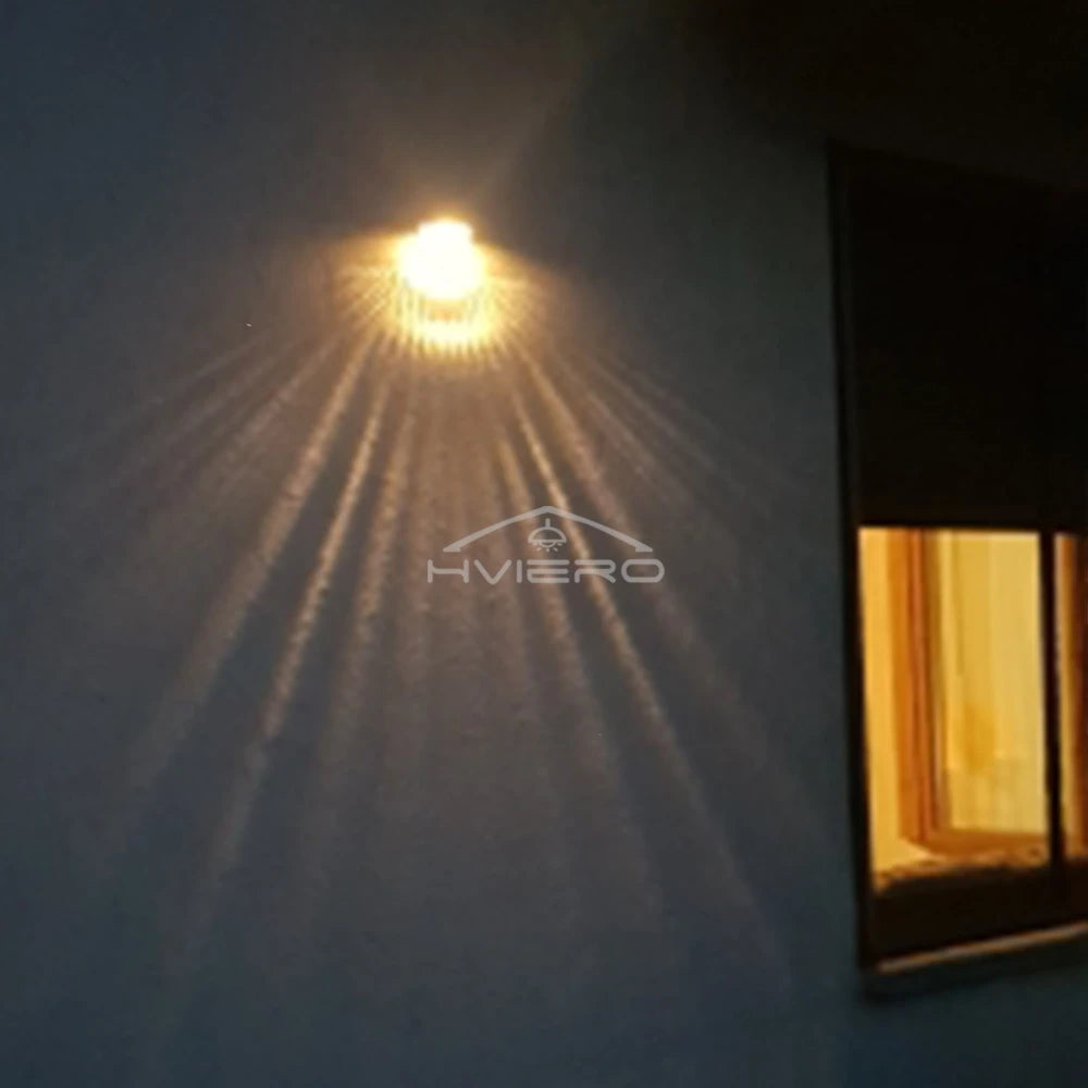 Solar Lights Outdoor 6LED Semi-circular Wall Step Garden Layout Terrace Ambiance Decorated IP65 Waterproof Family Courtyard Lamp