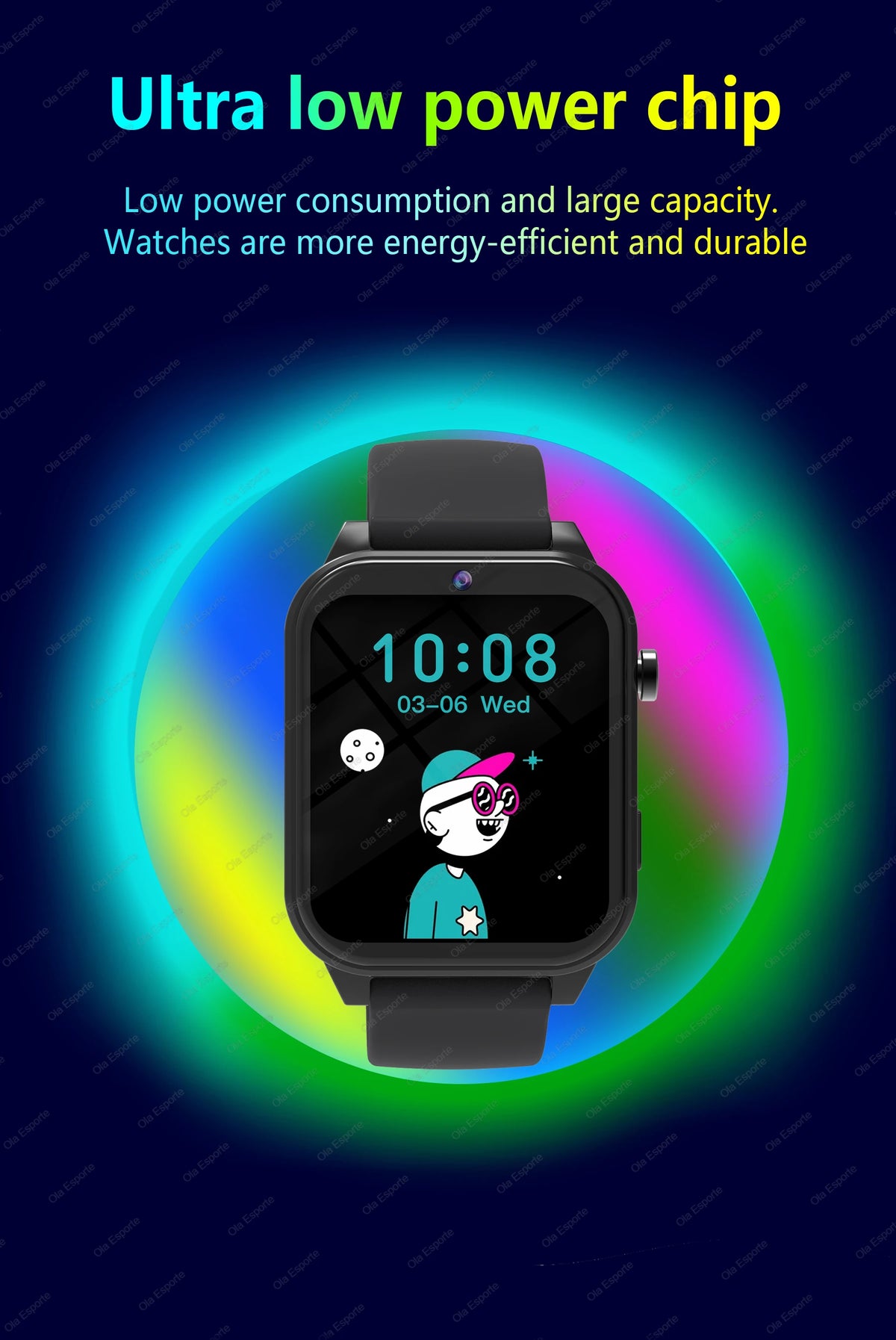 2026 New Smart Watch Kids 1.83 Inch Display 18 Games Sleep Monitor Camera Alarm Clock Children Kids Smartwatch Boys Girls Gifts