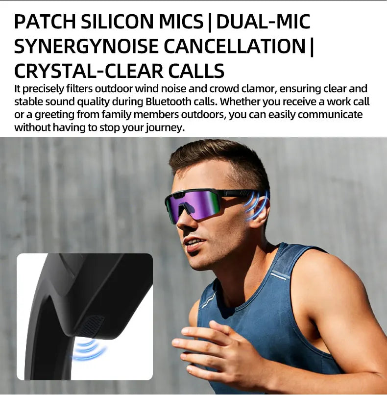2026 New AI Camera Glasses, 1200P HD Video Recording, 30MP Photo Shooting, Voice Assistant, WiFi Sync for Cycling Hiking Travel