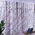 Solar LED Curtain Light Outdoor Garland Solar Fairy String Light Copper Wire Lamps for Garden Yard Wedding Party Holiday Decor