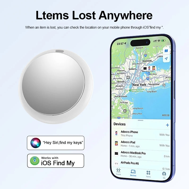 Smart Tracking Tag, Compact & Portable, Global Precision Positioning Device for Gifts
