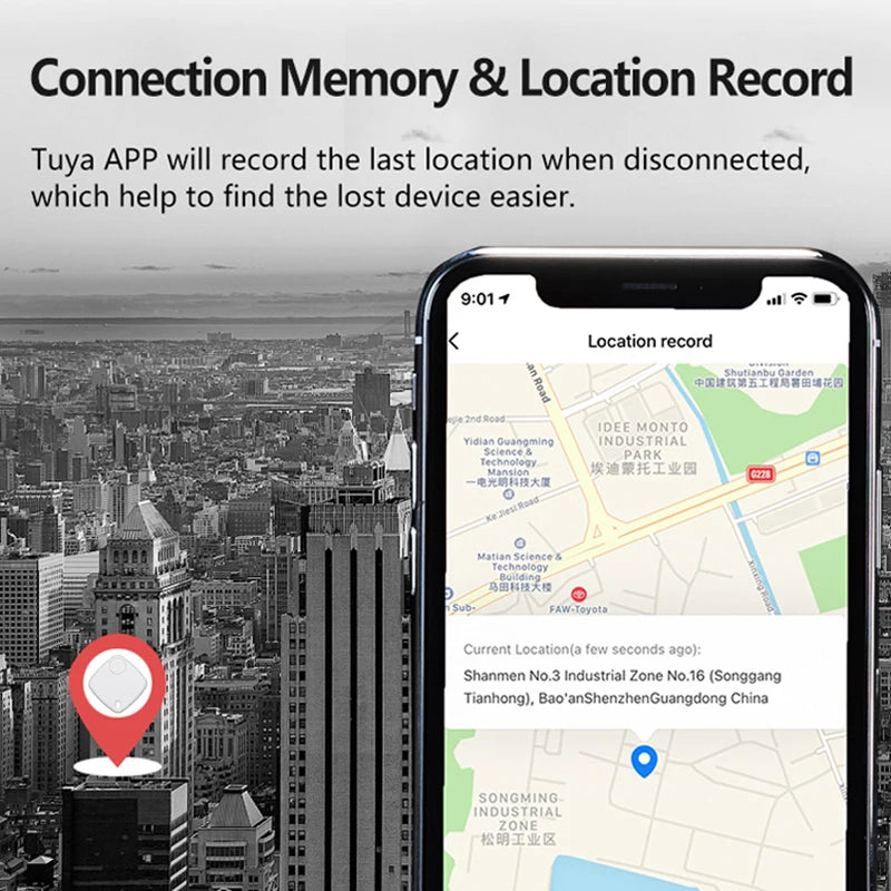Smart Tag Anti-Lost Alarm Wireless Bluetooth Tracker Suitcase Key Pet Finder Phone Stuff Two-way Search Location Record