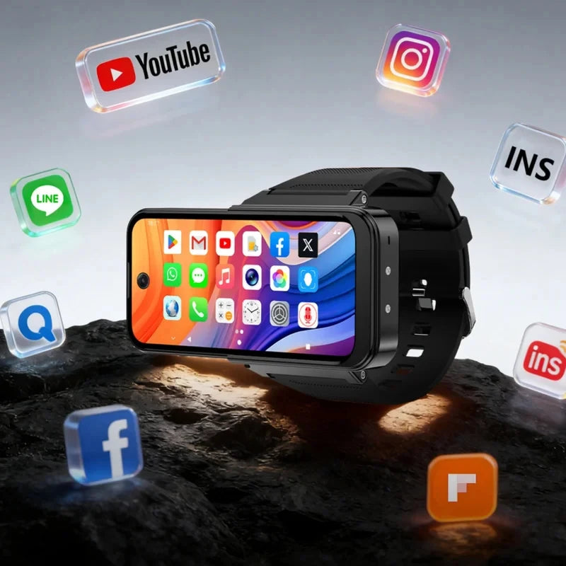 2026 Q333 Mini Android 12.0 Smart Watch 3.97 Inches 8GB RAM 256GB ROM Dual SIM Standby Play Store 4G Little Smart Watch Phone