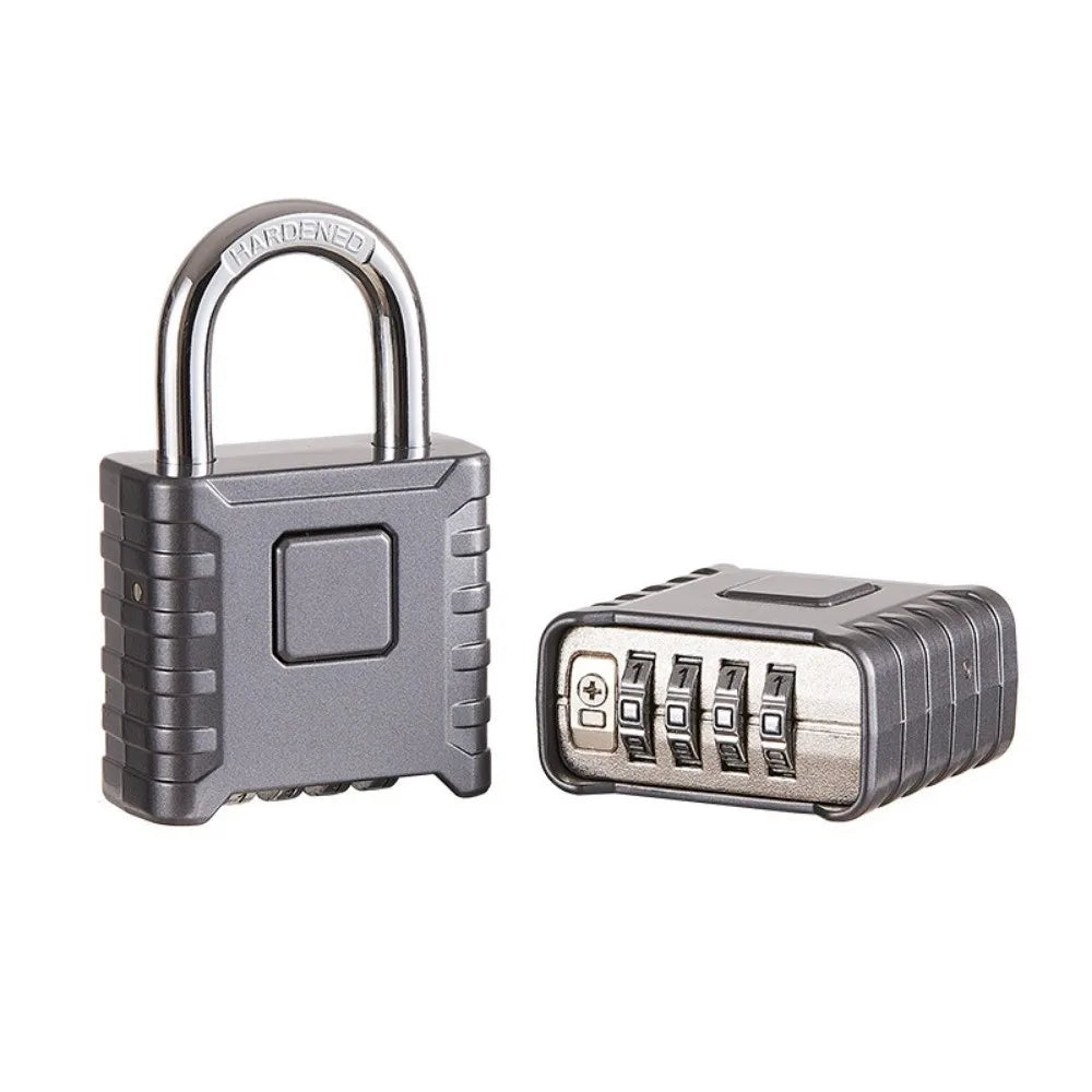 Alloy Combination Padlock Waterproof 4-Digit Number Password Code Locks Anti Theft Heavy Duty Drawer Cabinet Lock