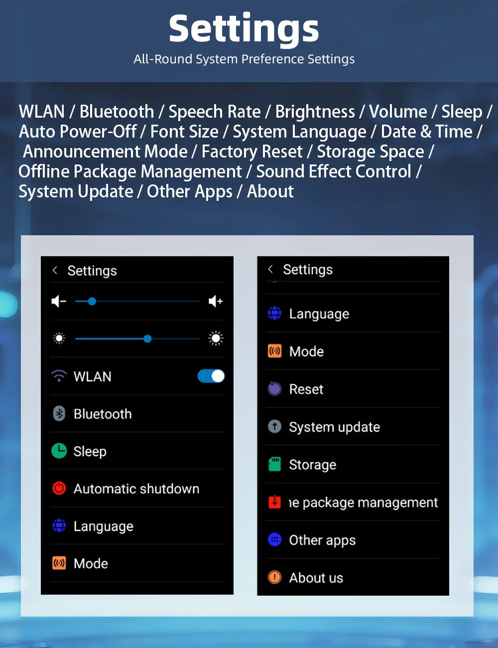 T26 T17 Metal Translator 17 Languages Offline 1+16GB Storage Professional Real-Time Interpreter for Business Meetings