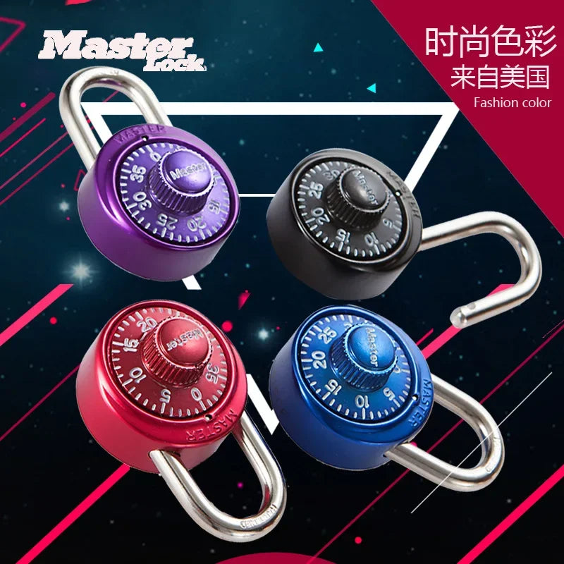 Locker Rotate Portable Password Lock Combination Padlock Rotation Lock for Gym and School Lockers Master Lock 1530D Combination