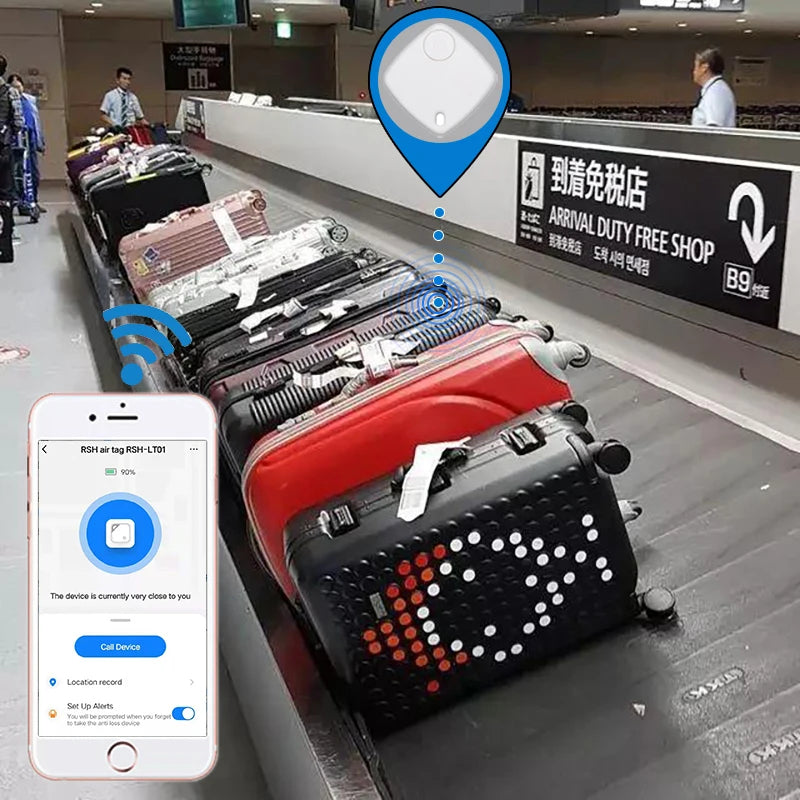 Smart Tag Anti-Lost Alarm Wireless Bluetooth Tracker Suitcase Key Pet Finder Phone Stuff Two-way Search Location Record