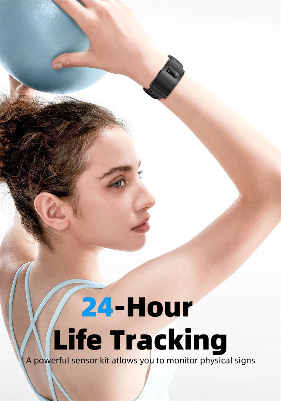 2026 No Screen Smart Watch for Men Women Waterproof Sport Electronic Bracelet Fitness Tracker Heart Rate Sleep Monitor Pedometer