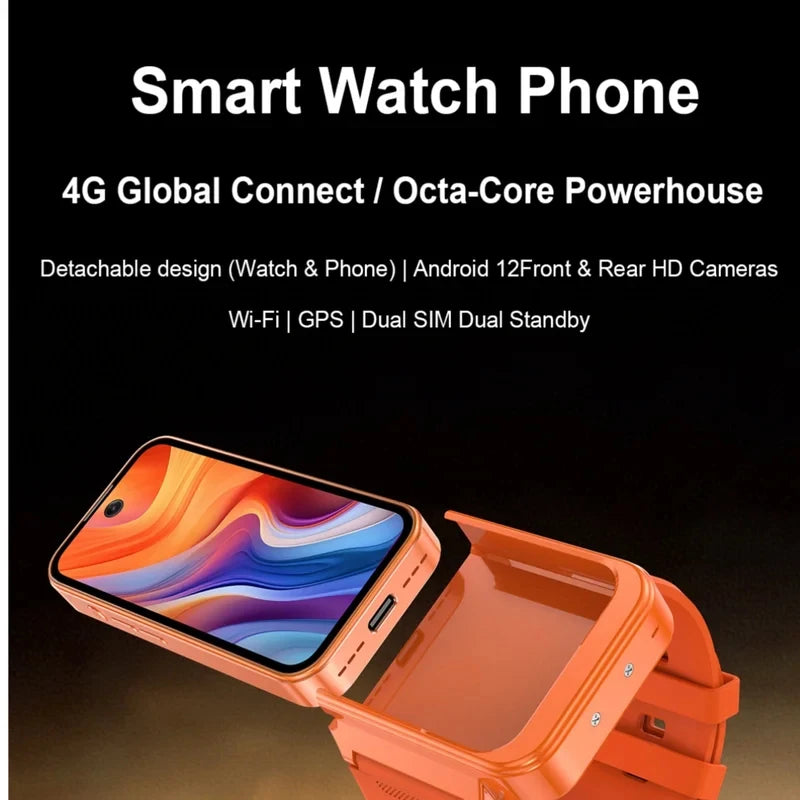 2026 Q333 Mini Android 12.0 Smart Watch 3.97 Inches 8GB RAM 256GB ROM Dual SIM Standby Play Store 4G Little Smart Watch Phone