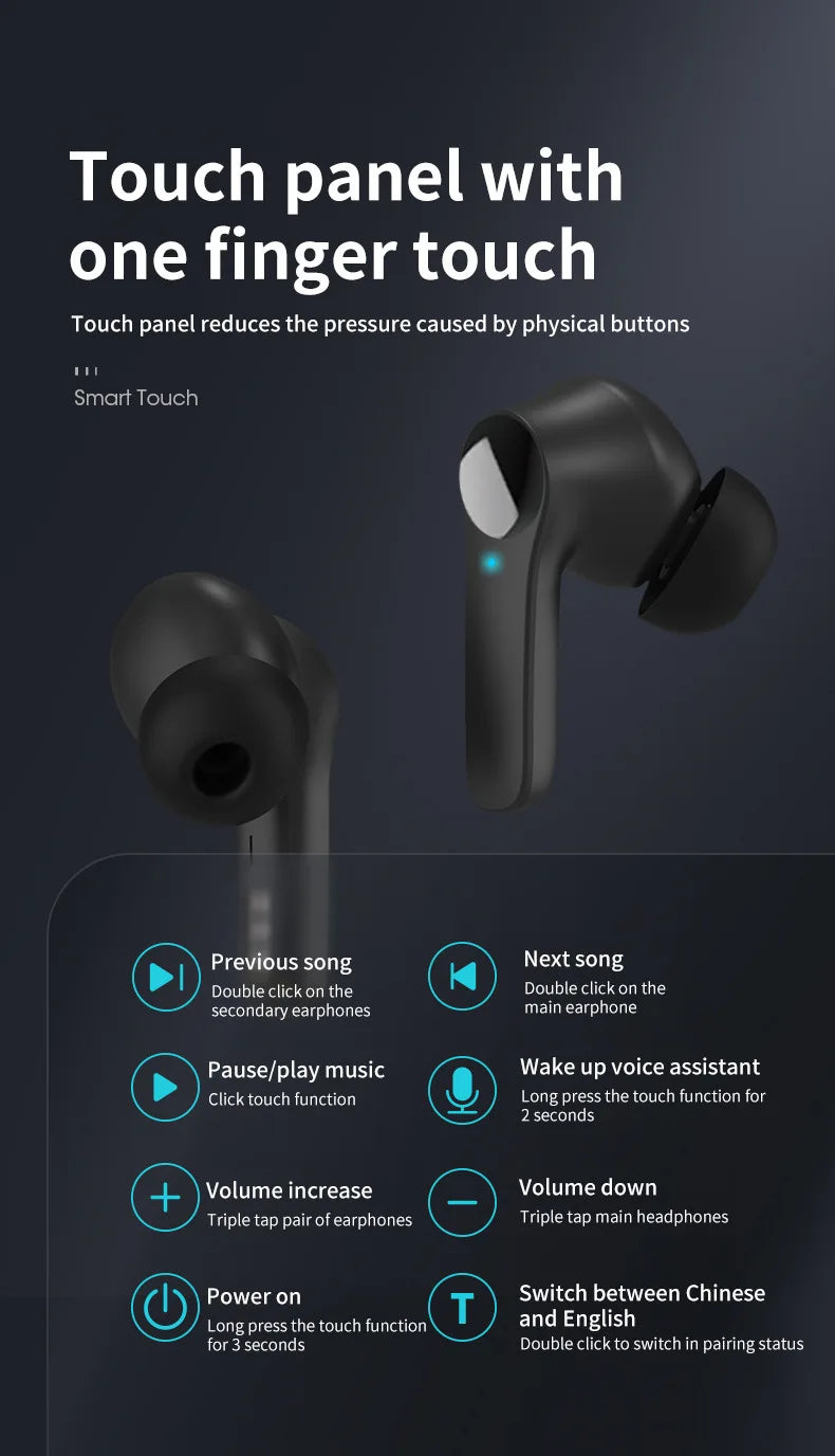 New Translation Headphones 144 Translanguages Instant Translate Smart Voice Translator B11 Wireless Bluetooth Translator Earphon