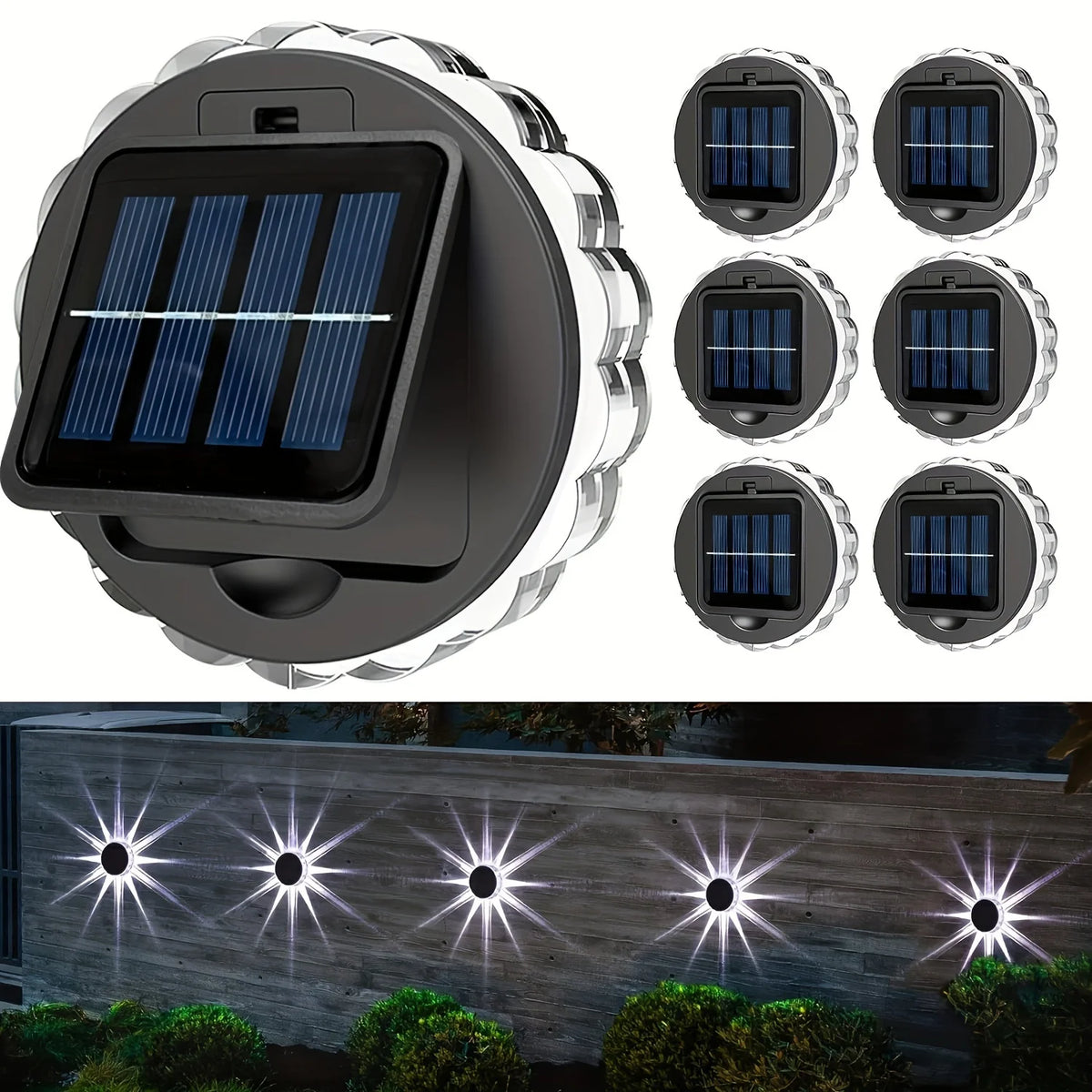 Solar Lights Decor Outdoor Led Atmosphere Lights Waterproof Lamp for Wall Stairs Fence Yard Patio Pathway Solar landscape lights