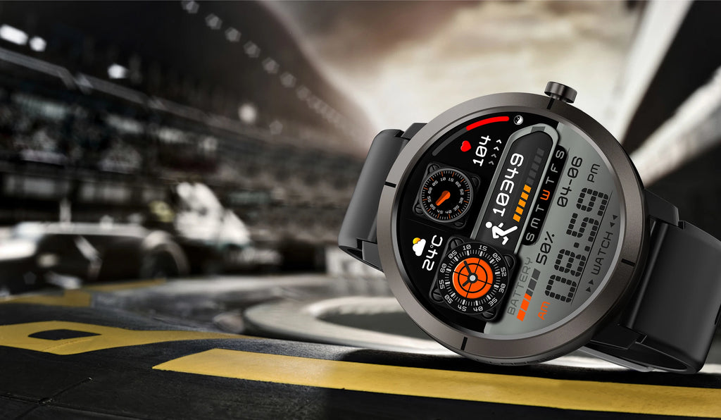2026 GPS Smart Watch AMOLED 1.32 HD BT Call 5ATM Waterproof 170 Sport Modes 360mAh Large Battery Replaceable Strap Smart Watch