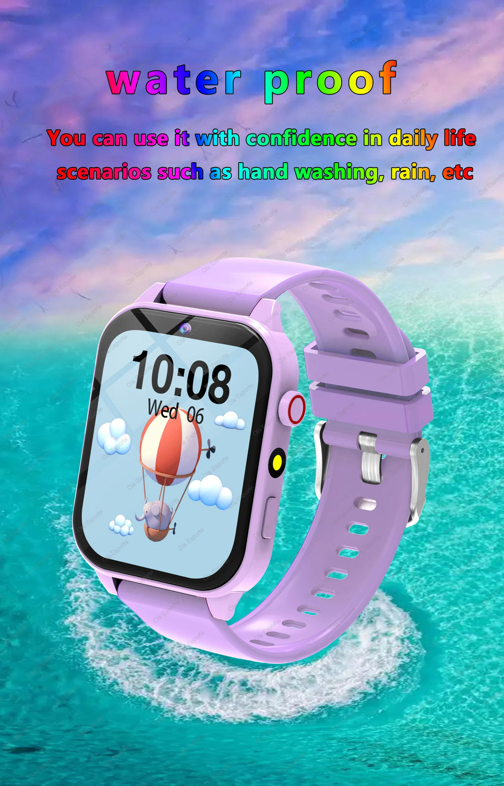 2026 New Smart Watch Kids 1.83 Inch Display 18 Games Sleep Monitor Camera Alarm Clock Children Kids Smartwatch Boys Girls Gifts