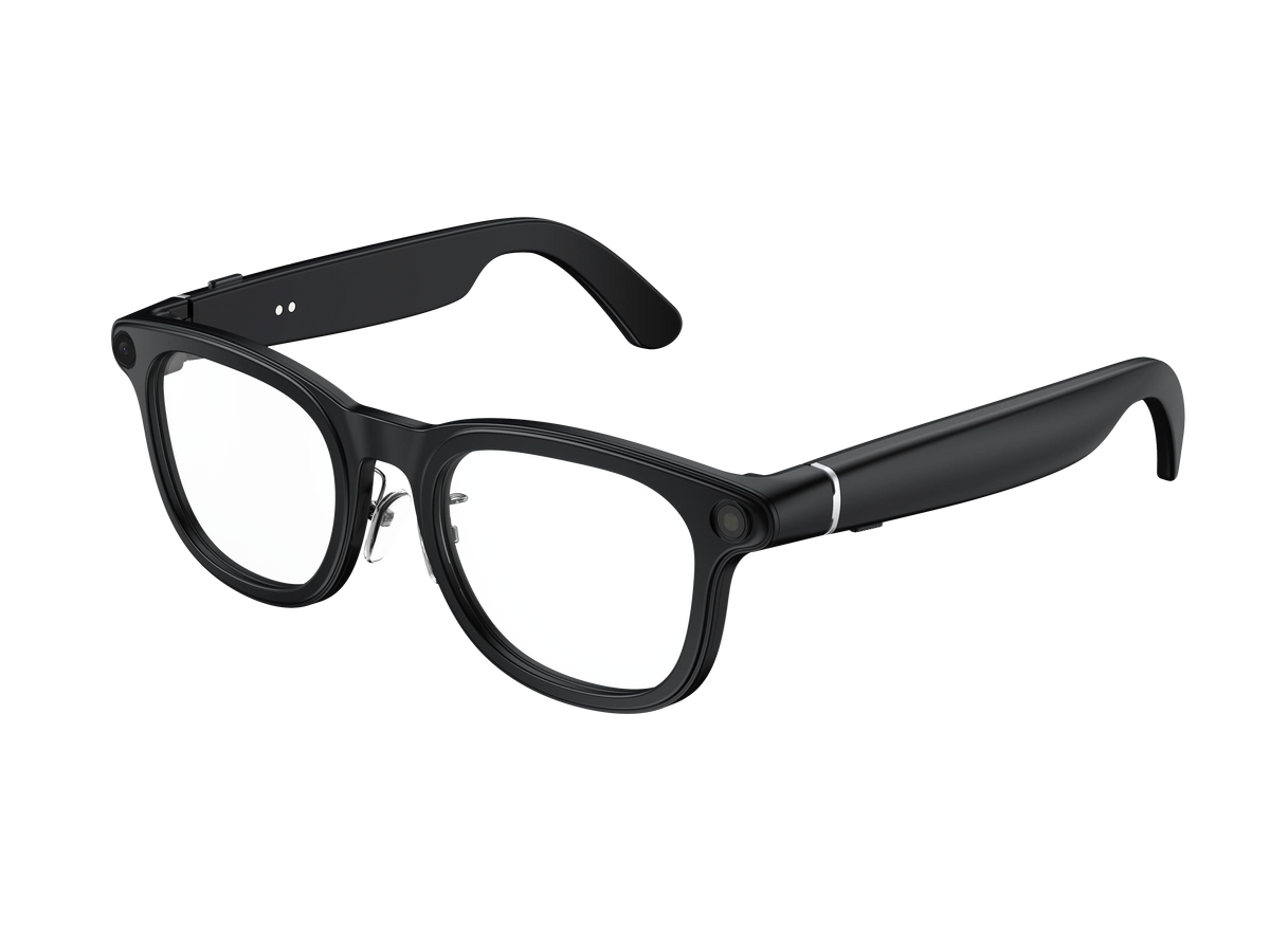 AI Smart Audio image Glasses, 3600mAh Charging Case, Hands-Free Call, Open-Ear Headphones, for Driving, Running, Daily Use