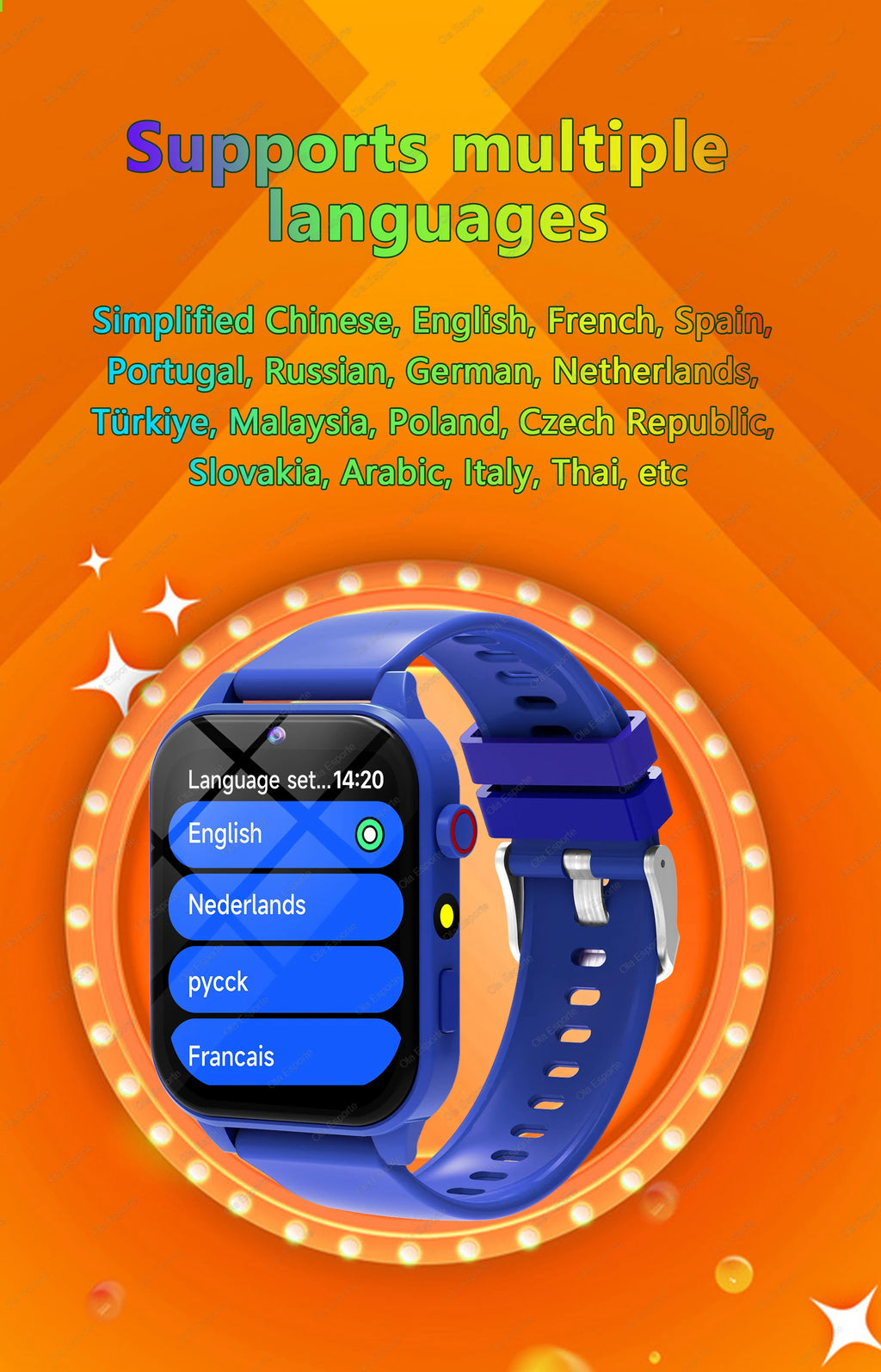 2026 New Smart Watch Kids 1.83 Inch Display 18 Games Sleep Monitor Camera Alarm Clock Children Kids Smartwatch Boys Girls Gifts