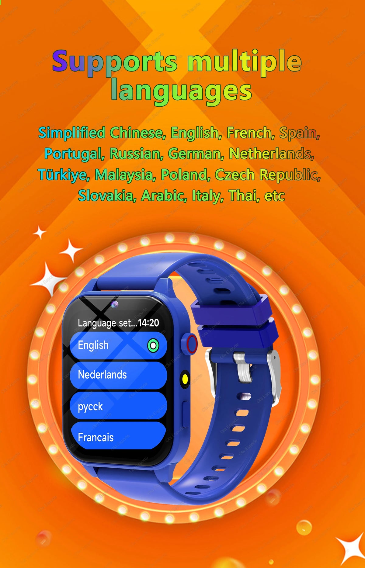2026 New Smart Watch Kids 1.83 Inch Display 18 Games Sleep Monitor Camera Alarm Clock Children Kids Smartwatch Boys Girls Gifts