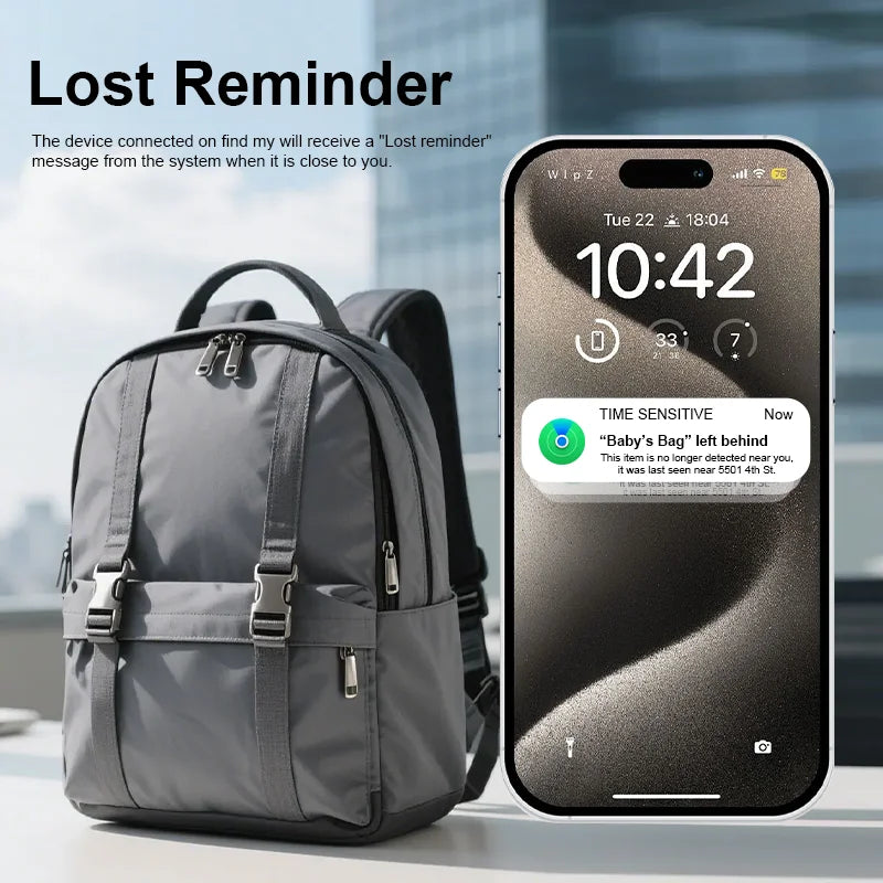 Smart Tracking Tag, Compact & Portable, Global Precision Positioning Device for Gifts