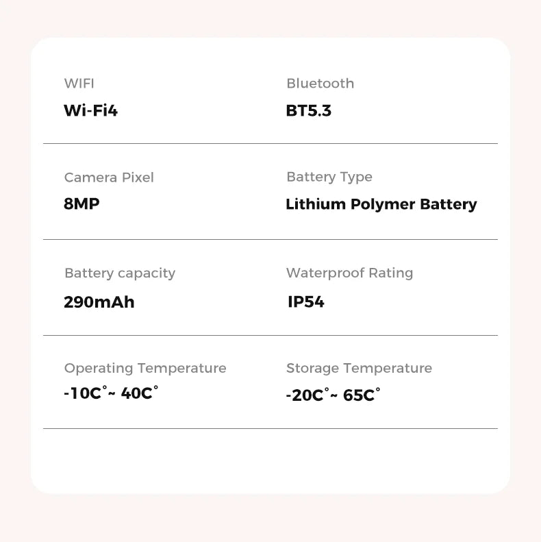 AI Smart Glasses 4KHD Camera 3600mAh Charging Case 120+Language Translation Bluetooth Call Music Sunglasses Outdoor Color Change