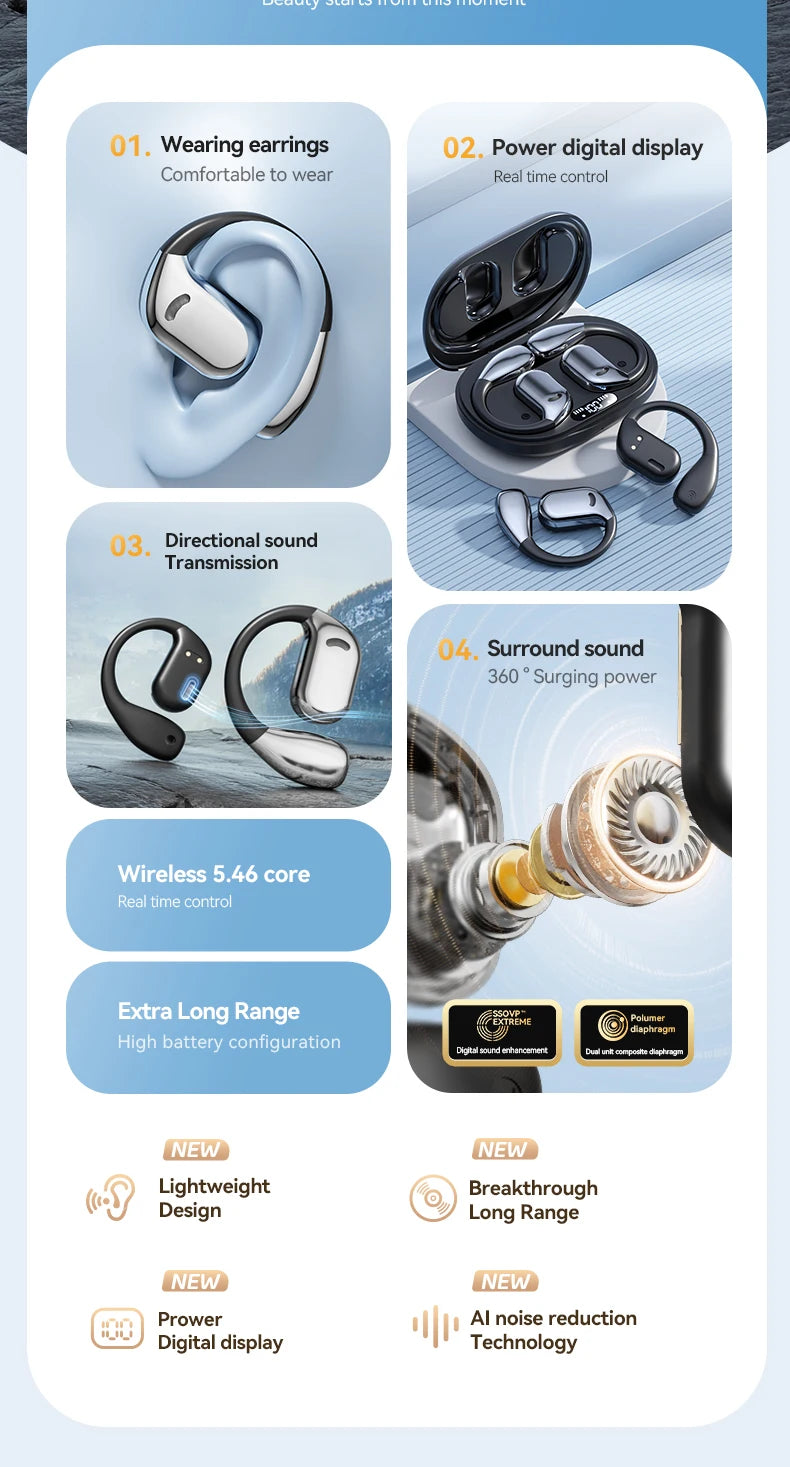 Translation Earbuds Real Time - AI 144 Language Translator Earbuds, Audifonos Traductores Inglés Español,