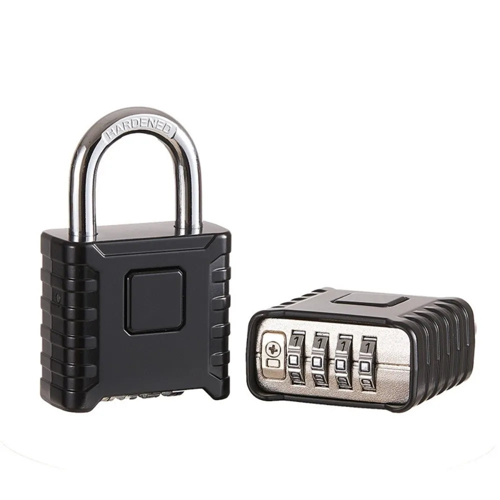 Alloy Combination Padlock Waterproof 4-Digit Number Password Code Locks Anti Theft Heavy Duty Drawer Cabinet Lock