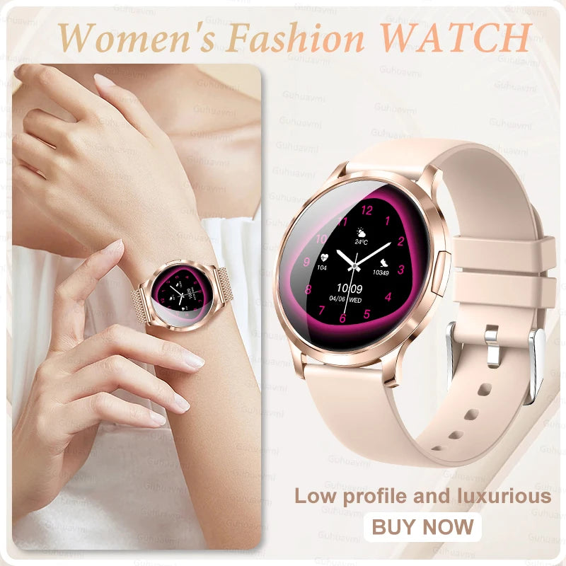 2026 New Smart Watch For Women 1.32" AMOLED Display Answer Make Call Message Health Sport Watch Ladies' Gift Music Digital Clock