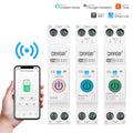 TUYA smartlife 1- 63A DIY GO 1P+N WIFI Smart Switch Energy Meter Kwh Metering Monitoring Circuit Breaker Timer Relay MCB
