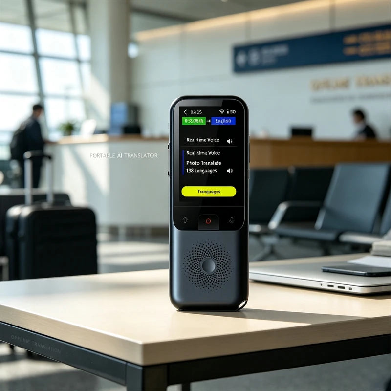 138 Language T11 Smart Translator Portable Audio Offline Real-time Intelligent Voice AI Photo Translator - Offline Translation