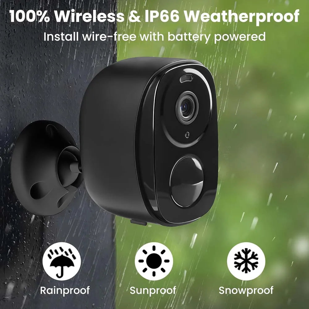 5MP 4G Solar Camera WiFi Wireless IP Security Camera Outdoor Surveillance Night Vision Battery Waterproof Two-Way Audio Tracking
