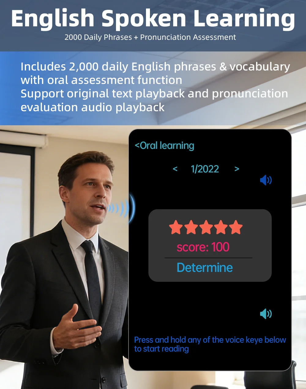 T26 T17 Metal Translator 17 Languages Offline 1+16GB Storage Professional Real-Time Interpreter for Business Meetings