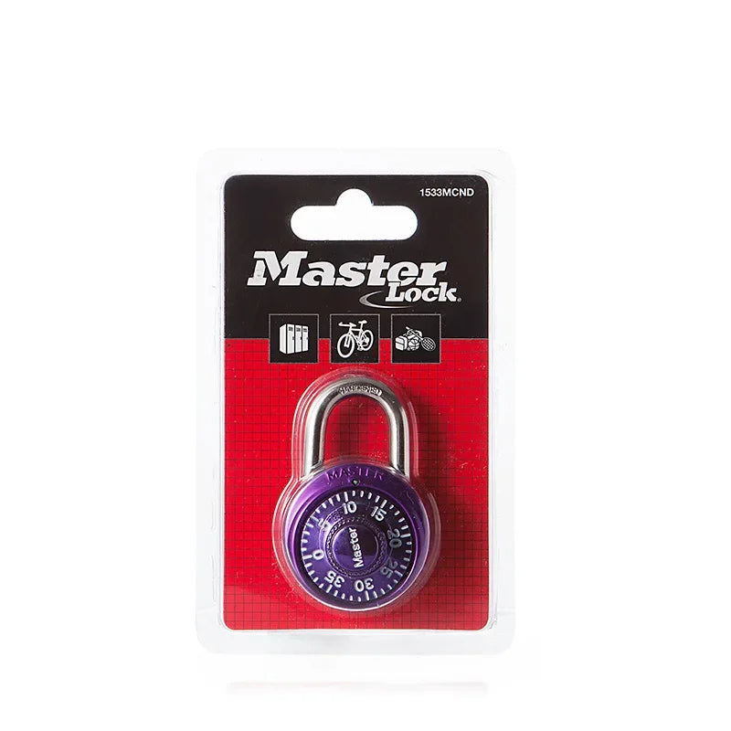 Locker Rotate Portable Password Lock Combination Padlock Rotation Lock for Gym and School Lockers Master Lock 1530D Combination