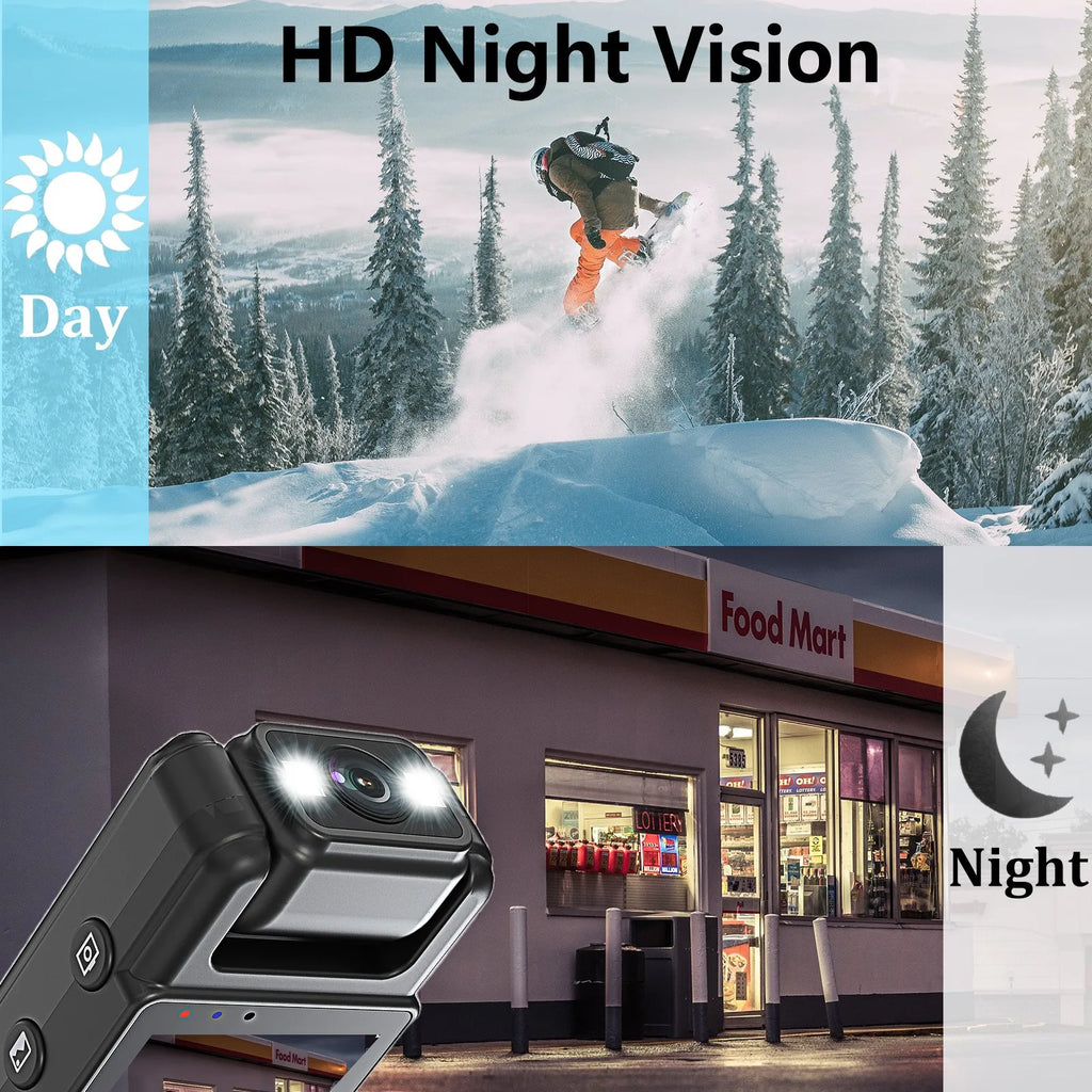 2026 NEW  Mini Camera 1080P Portable Digital Video Recorder Worn Police Small Body Cam Night Vision DV Miniature Camcorde