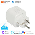 Tuya Smart Plug WiFi EU Universal 16A With Power Monitor Remote Timing Socket Outlet Works With Yandex Alice, Alexa, Goole Home