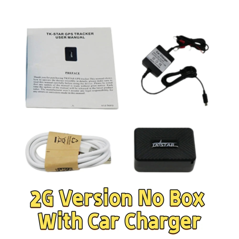 Car Tracker Mini GPS Locator Finder 2G Magnet TKSTAR TK913 Vehicle Tracker Anti Theft SOS Real Time Long Standby Free Web APP