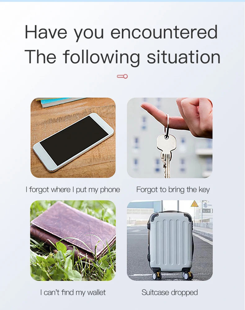 Smart Tag Mini GPS Bluetooth 5.0 Tracker Anti-Lost Device For Pets Cat Dog Kids Key Bag Wallet Universal Tracking Finder Locator