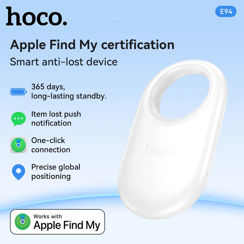 E94 Airtag GPS Intelligent Positioning Pet Key Tracker Smart Anti-lost Device with Case Tracking Find My Elderly Kids For iPhone