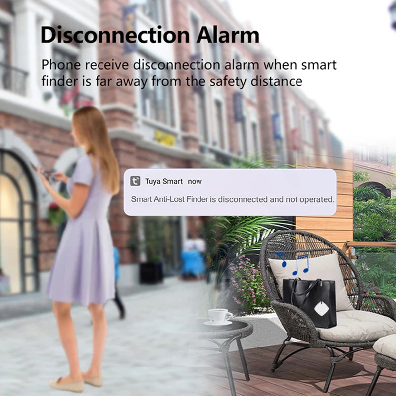 Smart Tag Anti-Lost Alarm Wireless Bluetooth Tracker Suitcase Key Pet Finder Phone Stuff Two-way Search Location Record