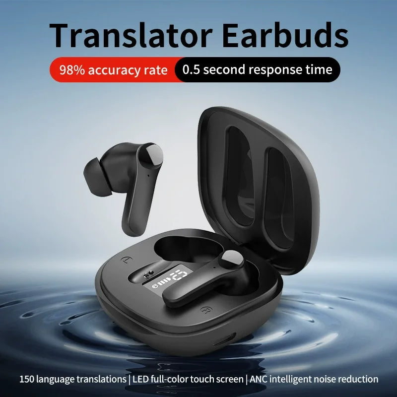 New Translation Headphones 144 Translanguages Instant Translate Smart Voice Translator B11 Wireless Bluetooth Translator Earphon