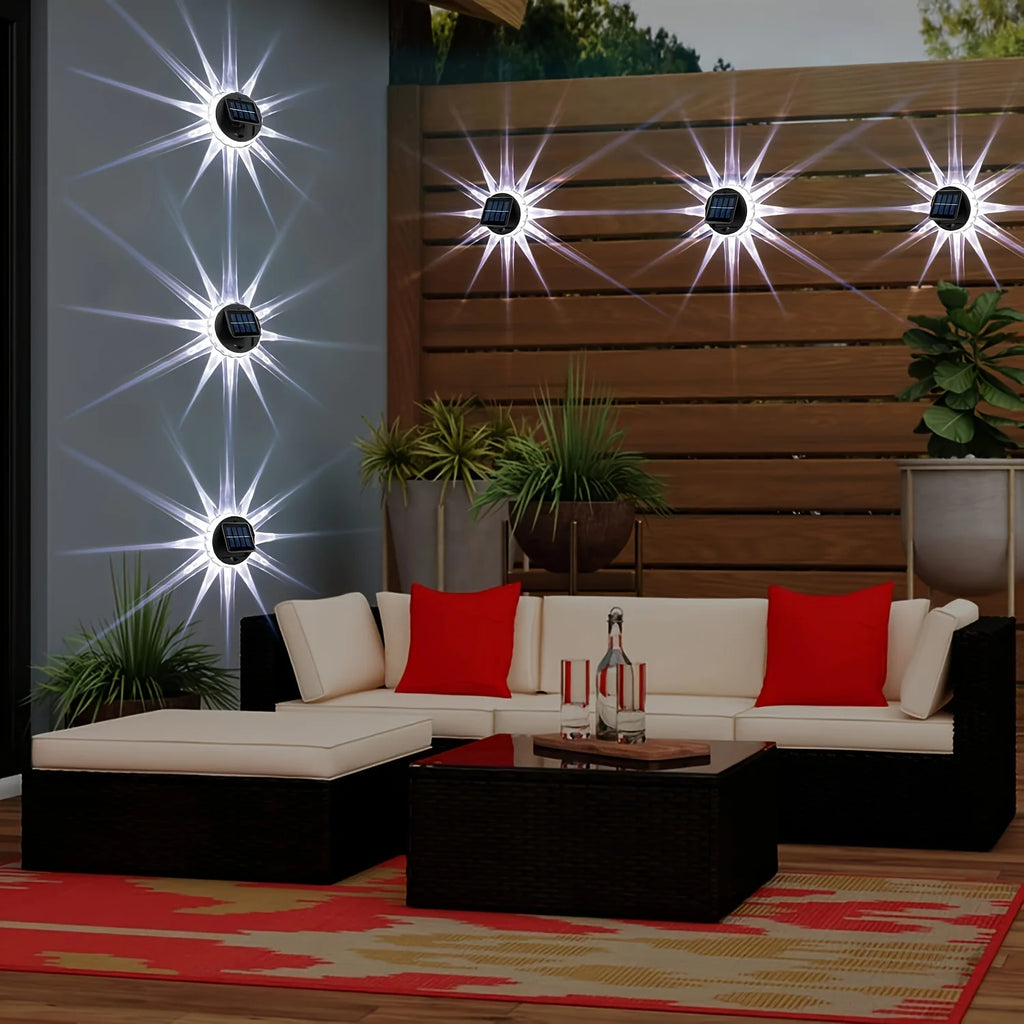Solar Lights Decor Outdoor Led Atmosphere Lights Waterproof Lamp for Wall Stairs Fence Yard Patio Pathway Solar landscape lights