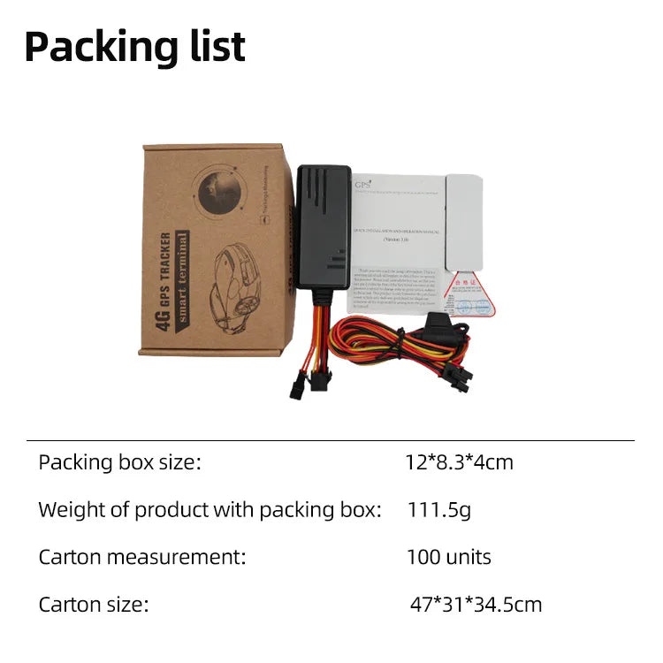 Rastreador Gps 4g J16 Mini GPS Tracker for Car Gps Tracking Device Vehicle Tracker for Moto Bike Engine Cut J16 for Buses