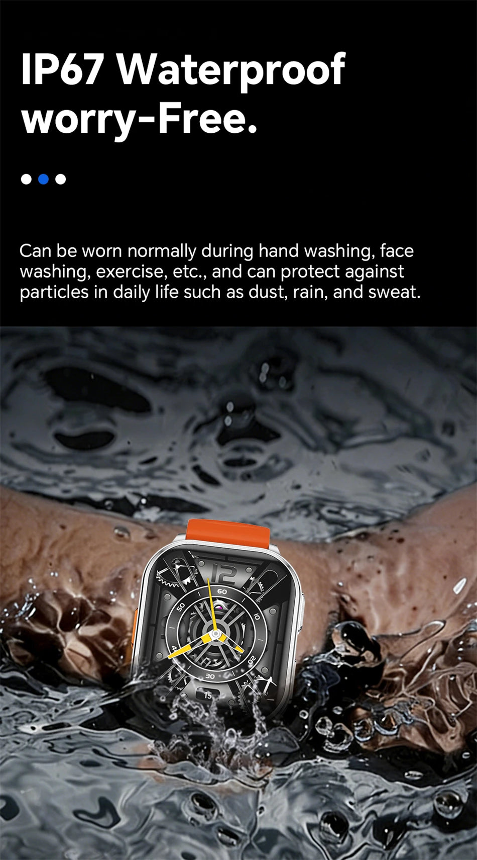 2026New Smart Watch With Camera Men Women Photos Record Video Health Sports Fitness IP68 Waterproof BT Call Recording Smartwatch