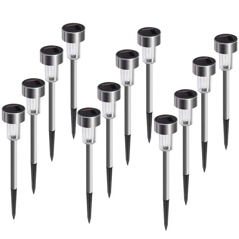 Solar Outdoor Lights Garden Lamp Solar Powered Waterproof Landscape Path Outdoor for Yard Backyard Lawn Patio Decorative