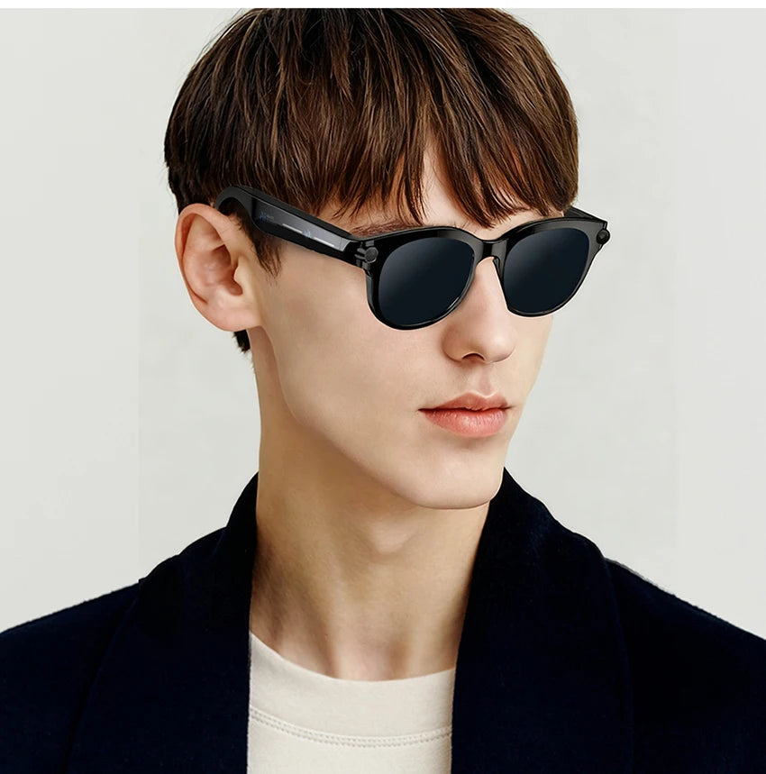 800W Pixel Camera Smart Glasses Video Recording AI Photo Recognition Bluetooth Call Voice Translation Sunglasses For Men Women