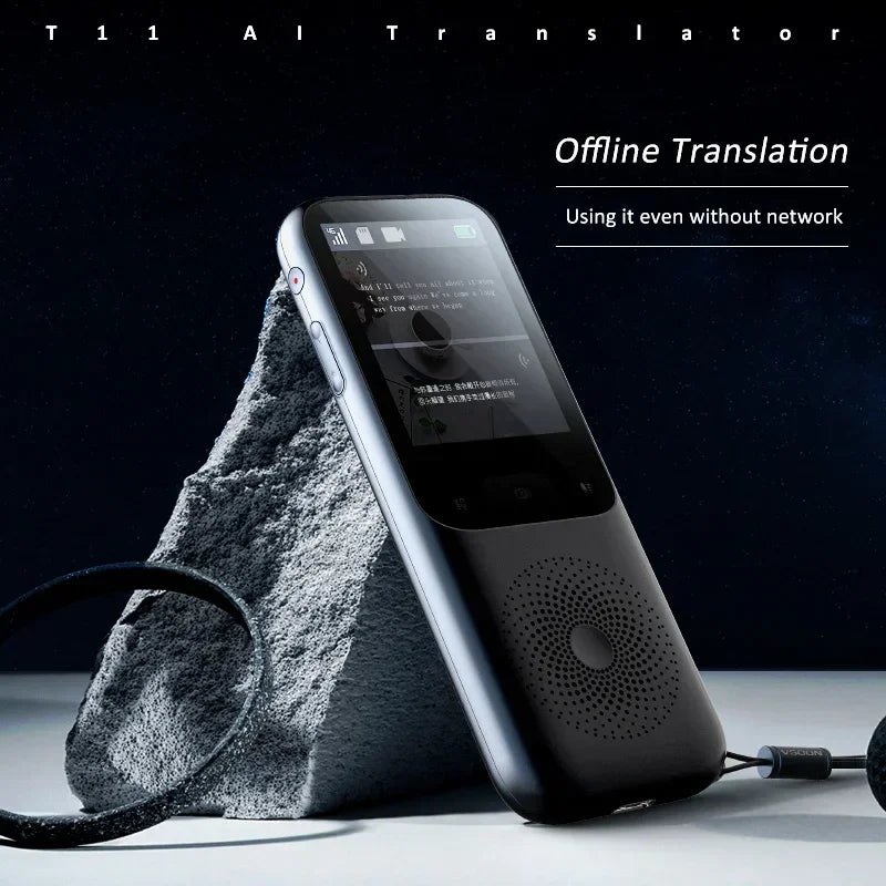 138 Language T11 Smart Translator Portable Audio Offline Real-time Intelligent Voice AI Photo Translator - Offline Translation